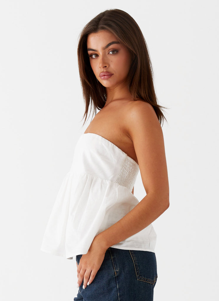 Peppermayo Peppermayo Exclusive - Cassie Tube Top - White