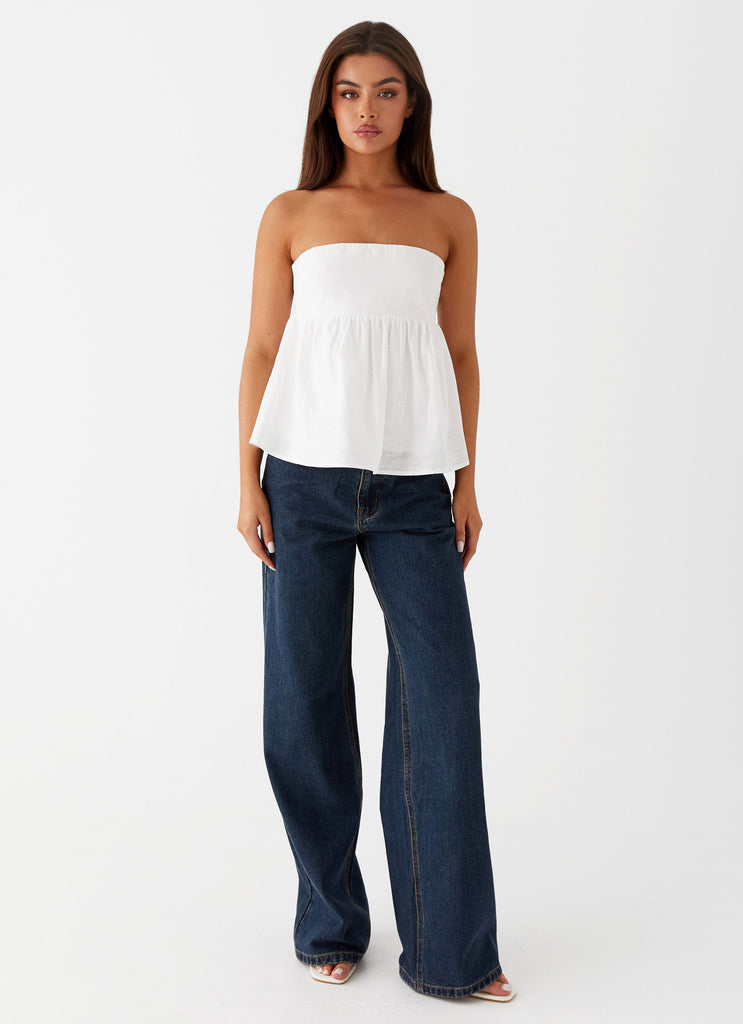 Peppermayo Peppermayo Exclusive - Cassie Tube Top - White