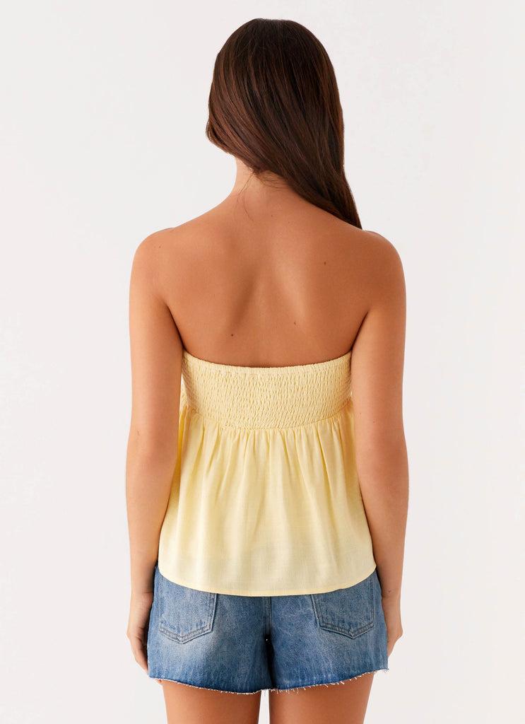 Peppermayo Peppermayo Exclusive - Cassie Tube Top - Yellow