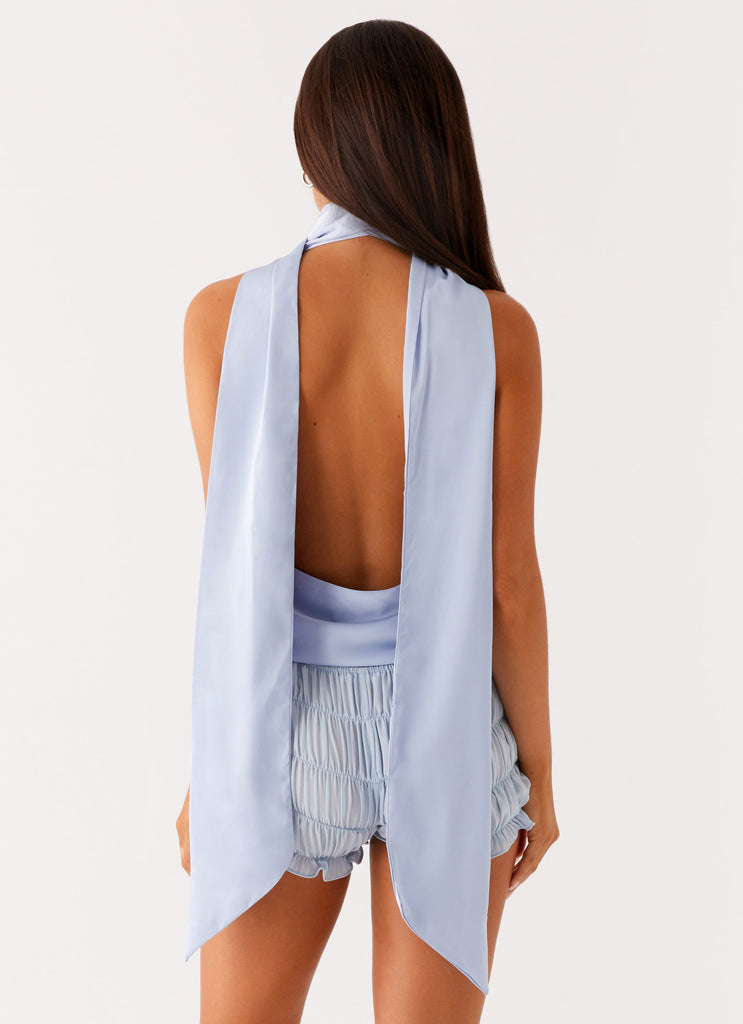 Peppermayo Peppermayo Exclusive - Catching Feelings Top - Blue