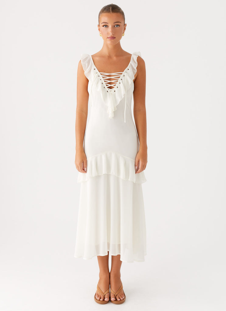 Peppermayo Peppermayo Exclusive - Celie Midi Dress - Ivory