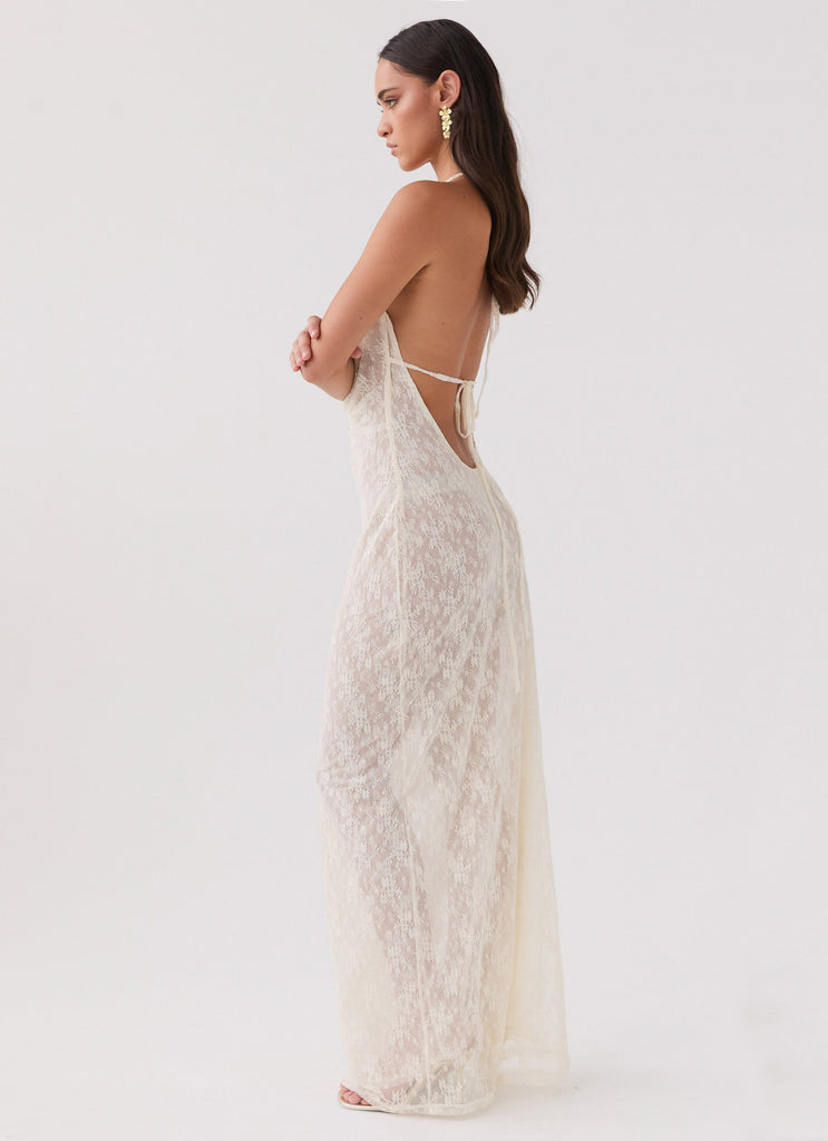 Peppermayo Peppermayo Exclusive - Champagne Coastline Maxi Dress - Ivory