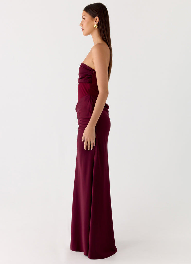 Peppermayo Peppermayo Exclusive - Champagne Skies Maxi Dress - Plum