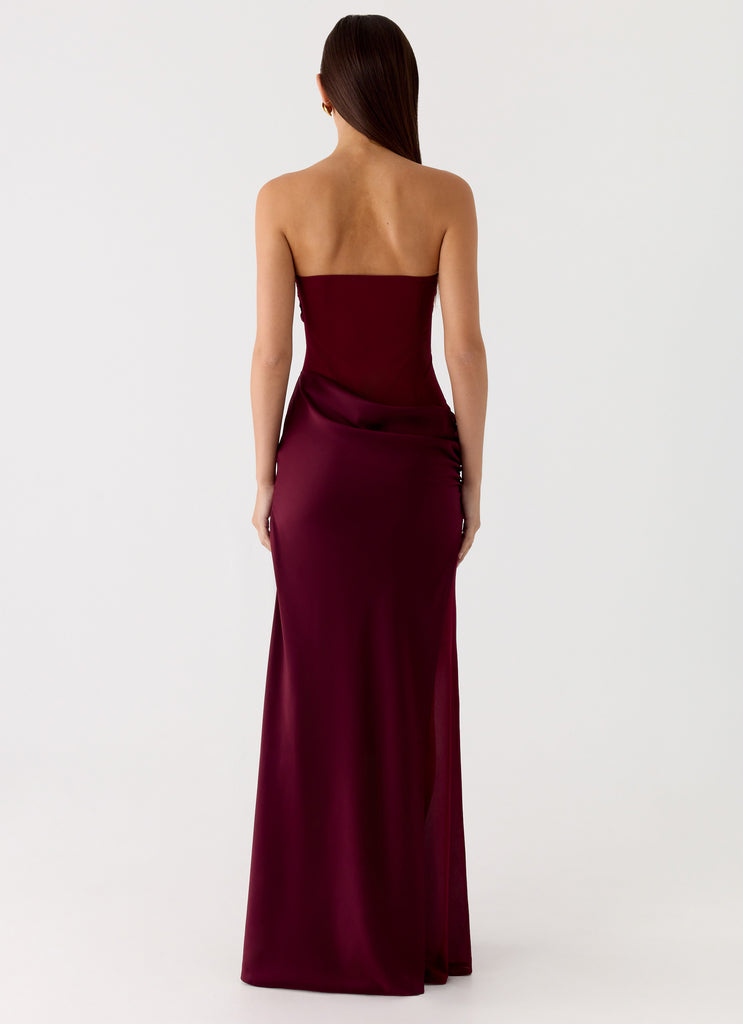 Peppermayo Peppermayo Exclusive - Champagne Skies Maxi Dress - Plum