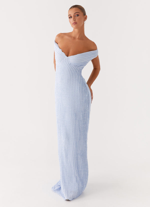 peppermayo Peppermayo Exclusive - Chantelle Maxi Dress - Blue