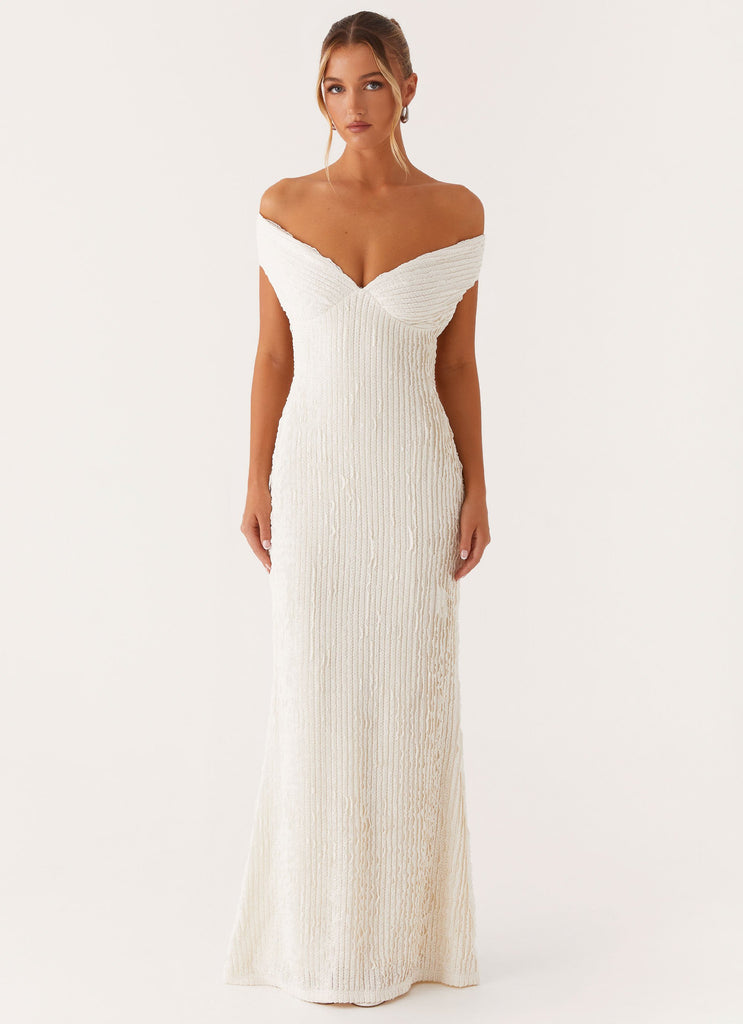 Peppermayo Peppermayo Exclusive - Chantelle Maxi Dress - Ivory