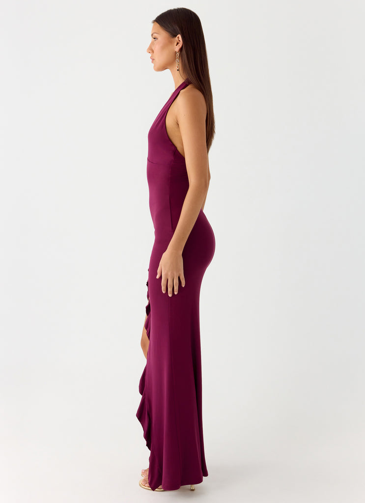 Peppermayo Peppermayo Exclusive - Charmed By You Maxi Dress - Plum