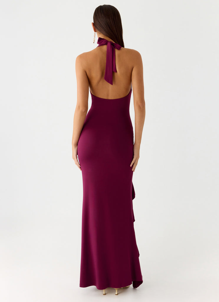 Peppermayo Peppermayo Exclusive - Charmed By You Maxi Dress - Plum