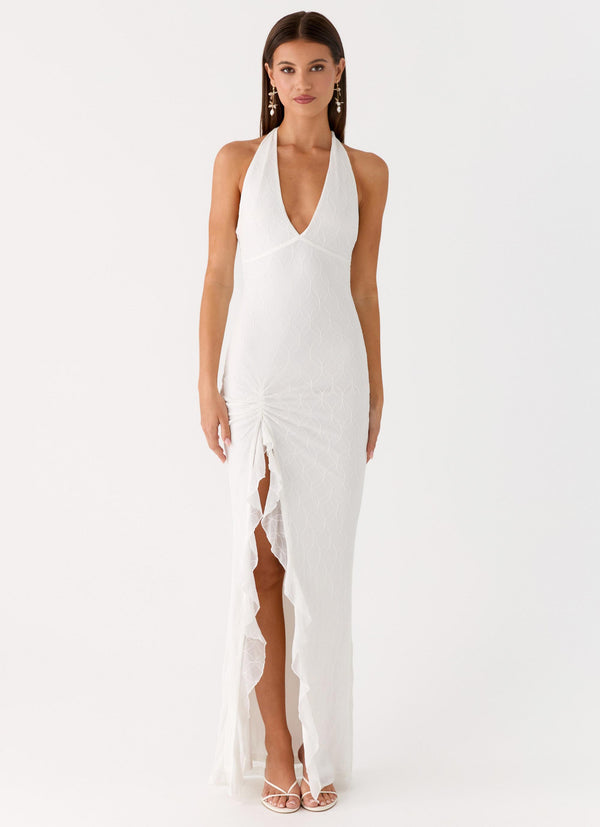 peppermayo Peppermayo Exclusive - Charmed By You Maxi Dress - White
