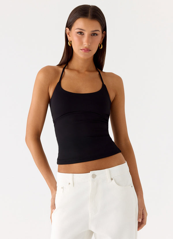 peppermayo Peppermayo Exclusive - Chauncey Halter Top - Black