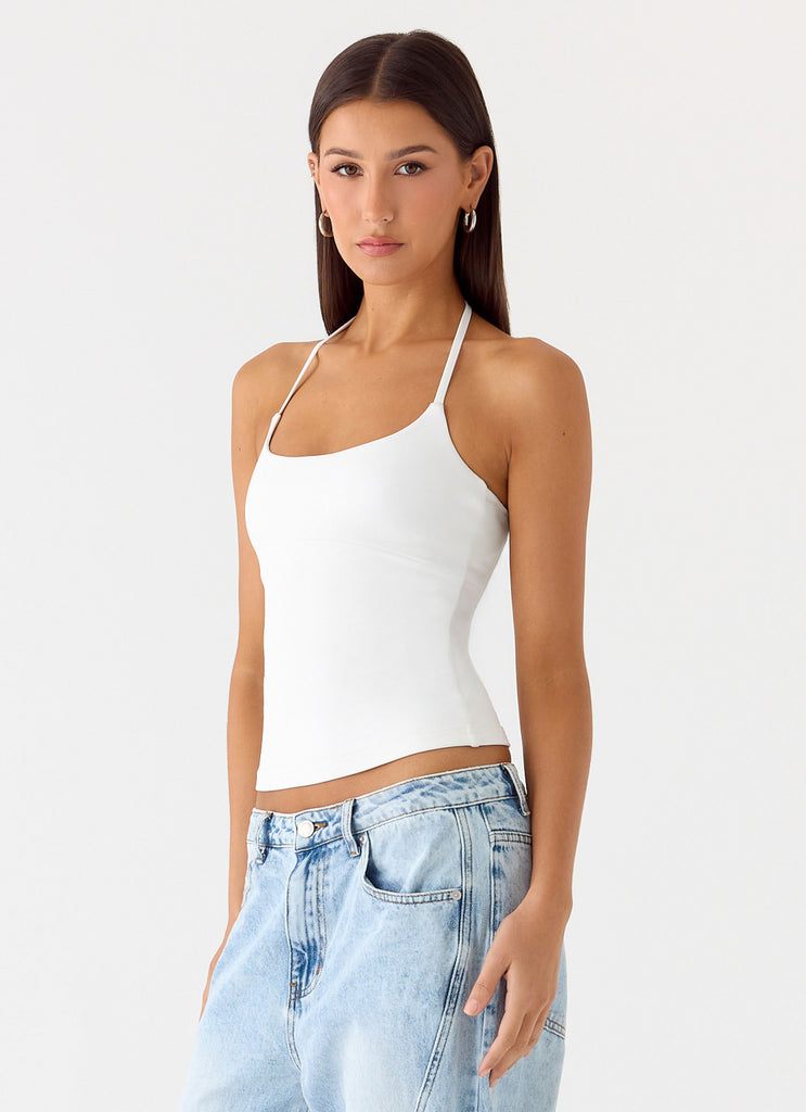 Peppermayo Peppermayo Exclusive - Chauncey Halter Top - White