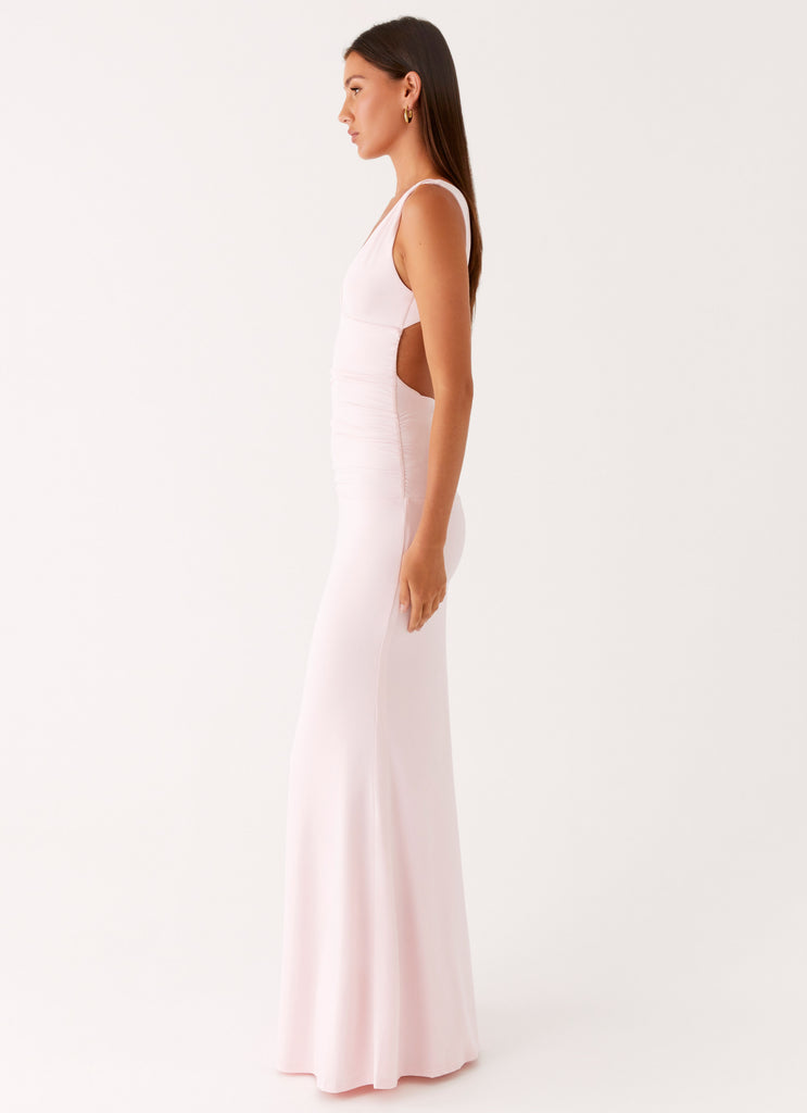 Peppermayo Peppermayo Exclusive - Cherry Sky Maxi Dress - Baby Pink