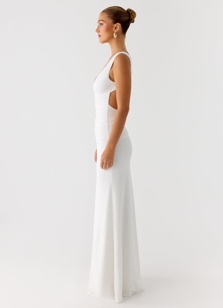 Peppermayo Peppermayo Exclusive - Cherry Sky Maxi Dress - White