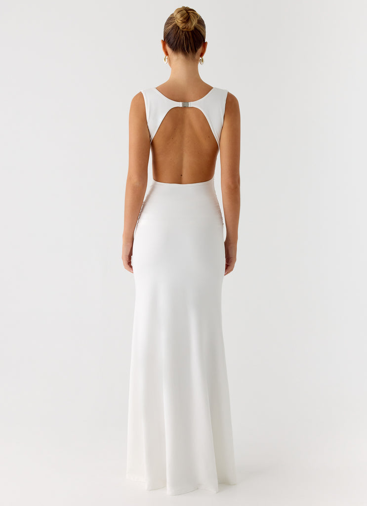Peppermayo Peppermayo Exclusive - Cherry Sky Maxi Dress - White
