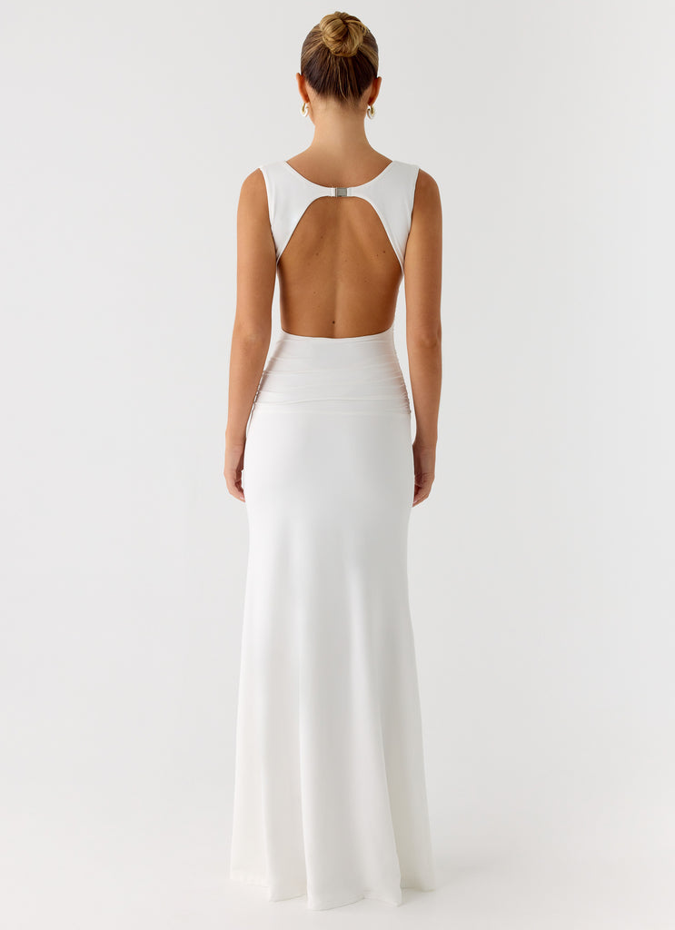 Peppermayo Peppermayo Exclusive - Cherry Sky Maxi Dress - White