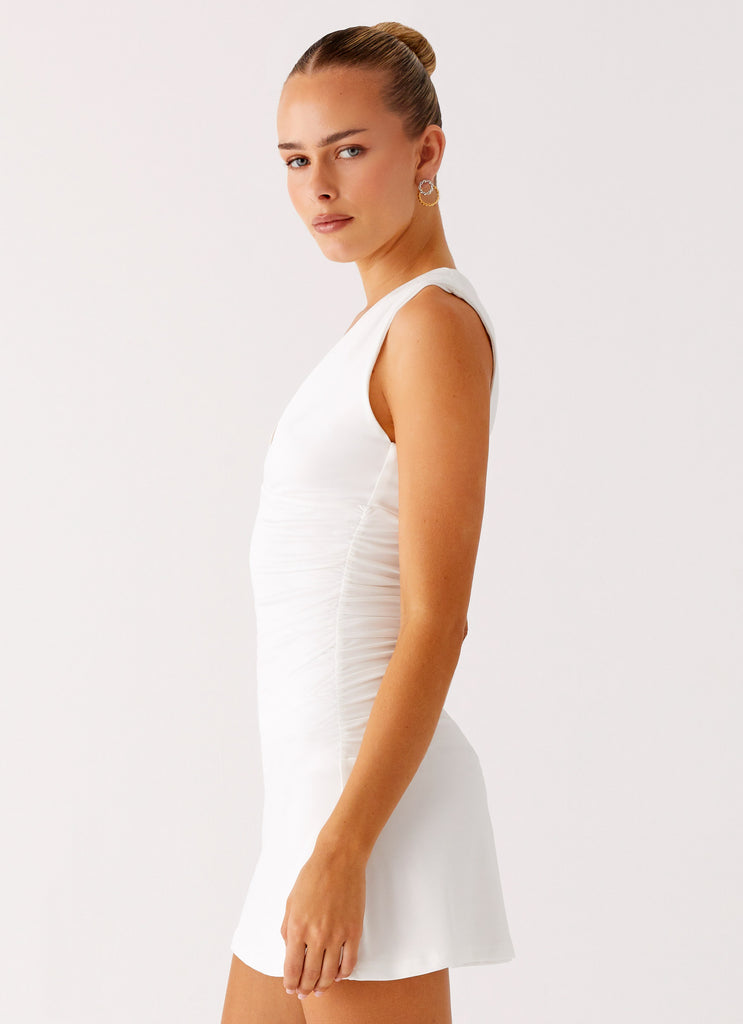 Peppermayo Peppermayo Exclusive - Cherry Sky Mini Dress - White