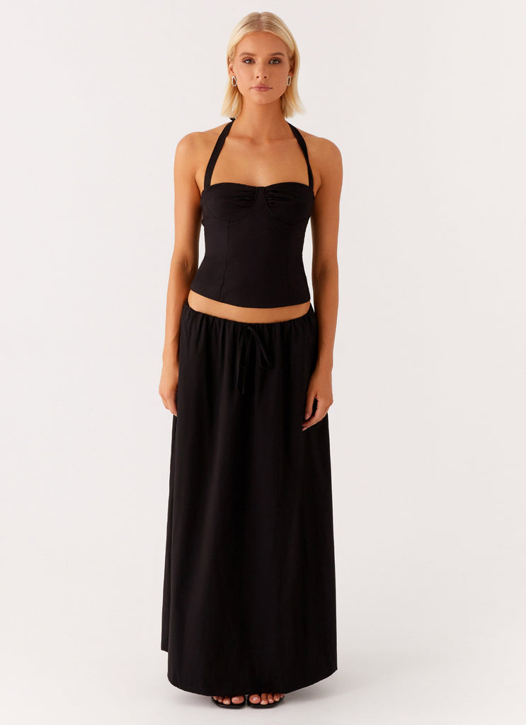 Peppermayo Peppermayo Exclusive - Cheryl Bustier Halter Top - Black