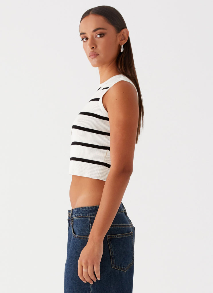 Peppermayo Peppermayo Exclusive - Chromatic Charm Knit Top - Ivory