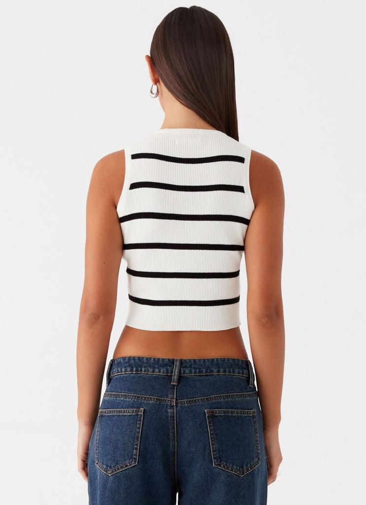 Peppermayo Peppermayo Exclusive - Chromatic Charm Knit Top - Ivory
