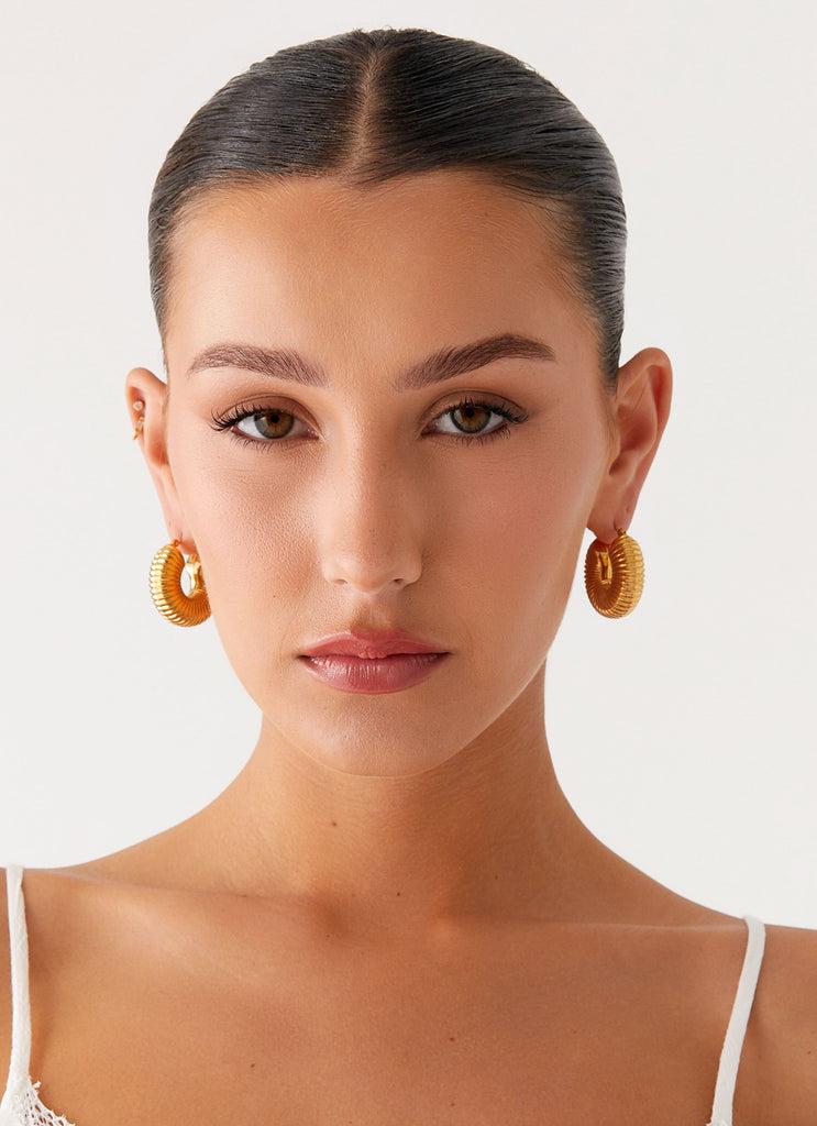 Peppermayo Peppermayo Exclusive - City Girl Earrings - Gold