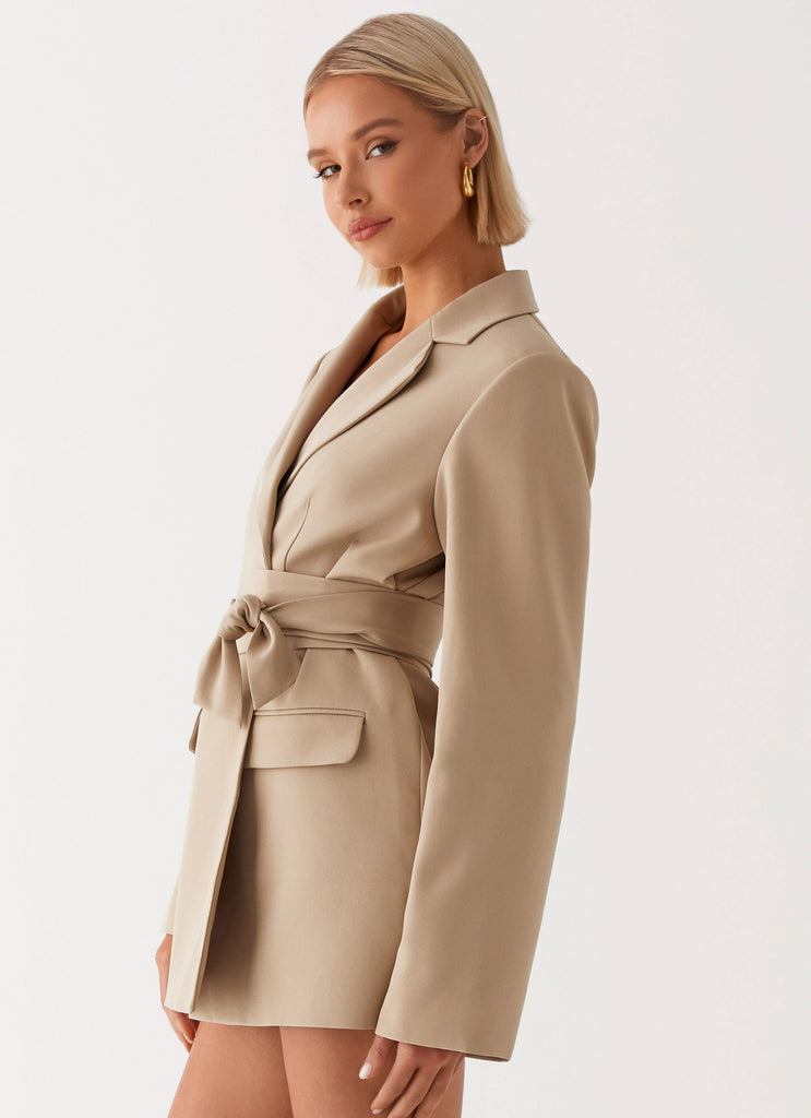 Peppermayo Peppermayo Exclusive - Clara Blazer Dress - Brown