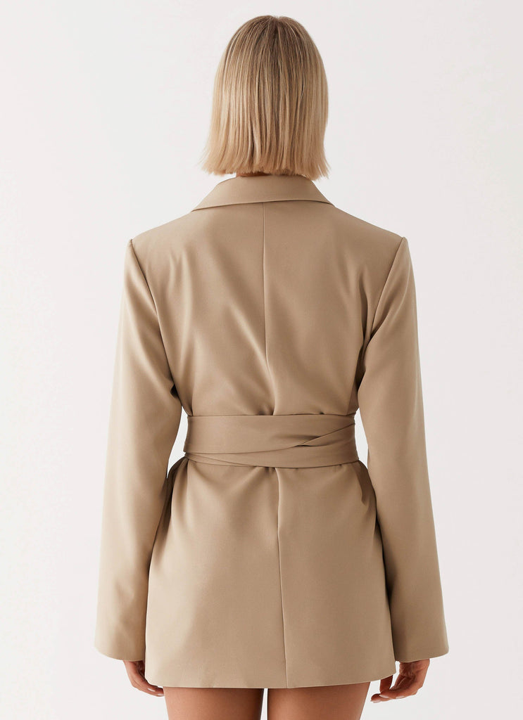 Peppermayo Peppermayo Exclusive - Clara Blazer Dress - Brown