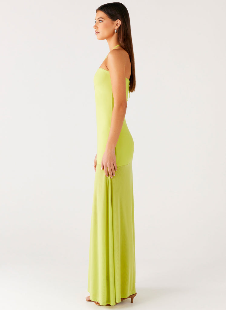 Peppermayo Peppermayo Exclusive - Claria Maxi Dress - Lime