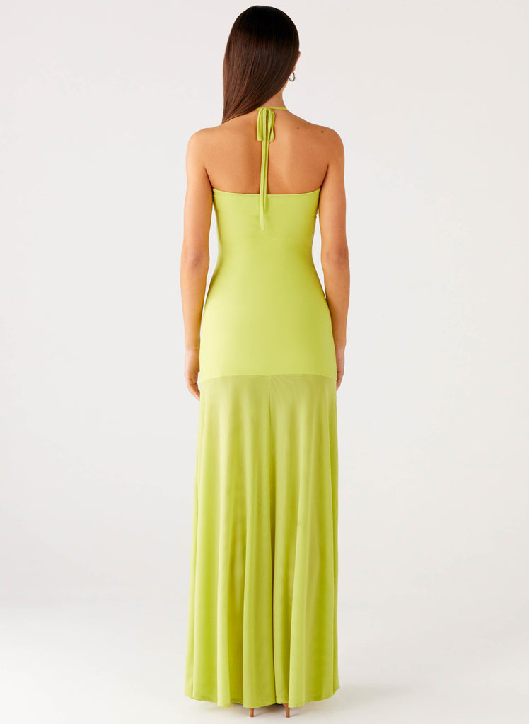 Peppermayo Peppermayo Exclusive - Claria Maxi Dress - Lime
