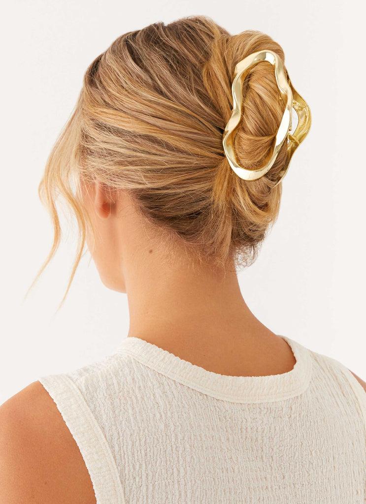 Peppermayo Peppermayo Exclusive - Clean Girl Claw Clip - Gold