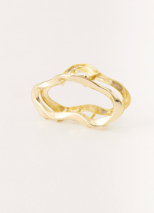 peppermayo Peppermayo Exclusive - Clean Girl Claw Clip - Gold