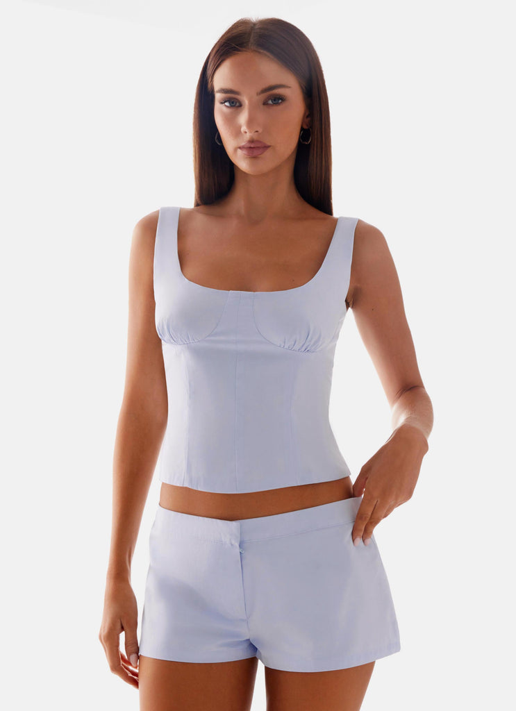 Peppermayo Peppermayo Exclusive - Coastline Bustier Top - Blue
