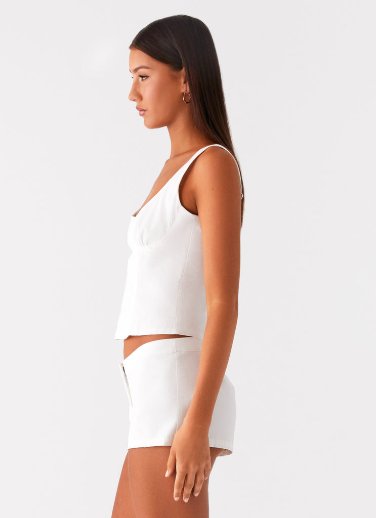 Peppermayo Peppermayo Exclusive - Coastline Bustier Top - White