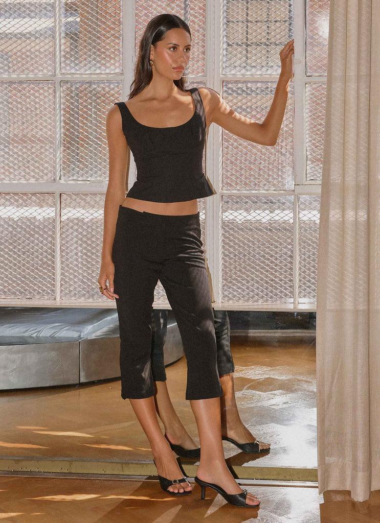 Peppermayo Peppermayo Exclusive - Coastline Cotton Bustier Top - Black