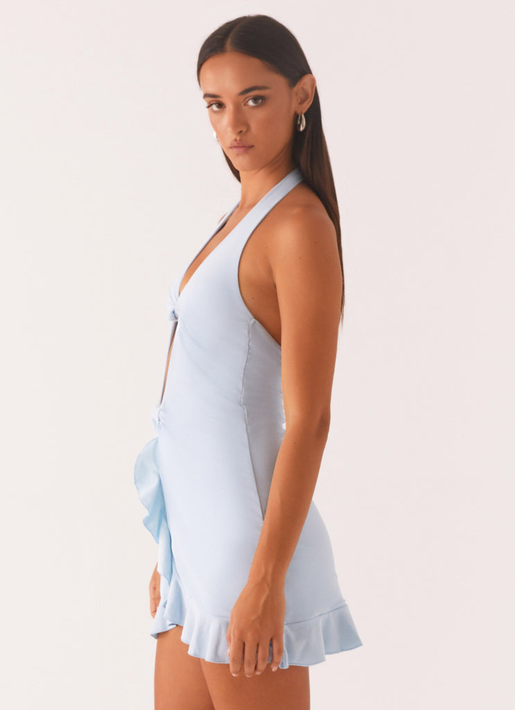 Peppermayo Peppermayo Exclusive - Colette Mini Dress - Pastel Blue