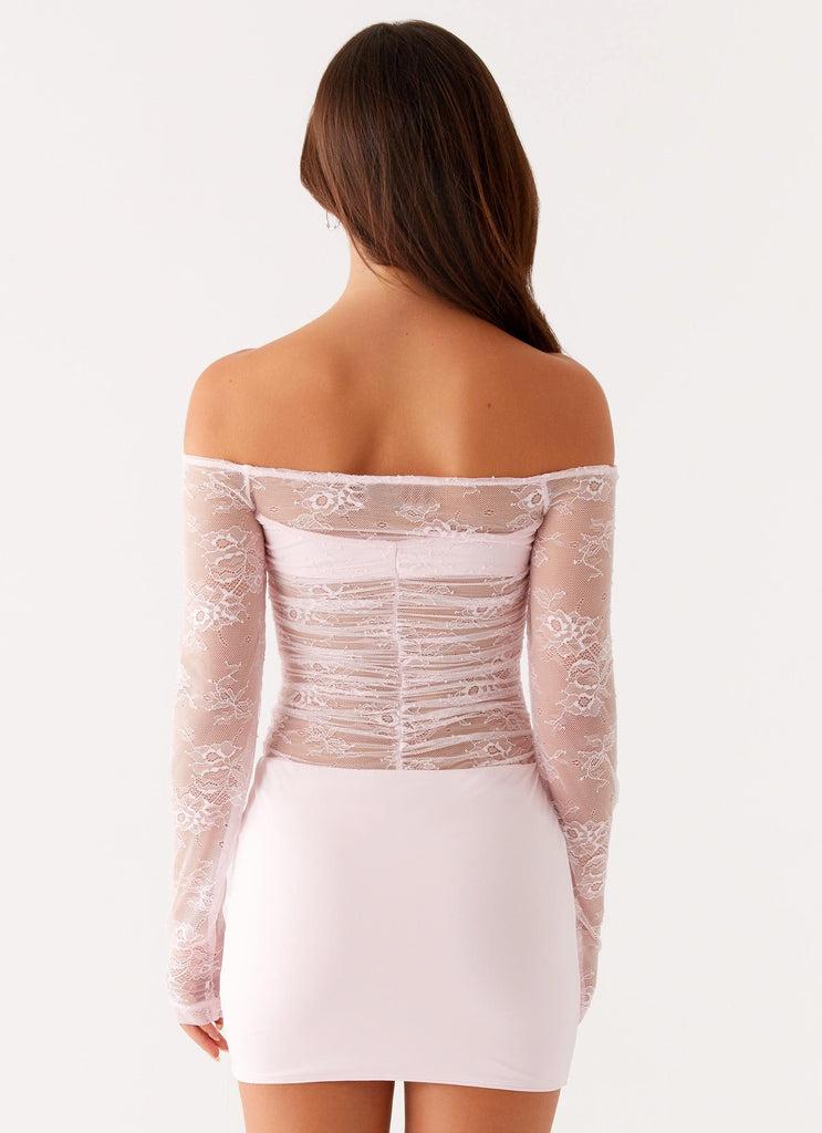 Peppermayo Peppermayo Exclusive - Collide Lace Mini Dress - Pink