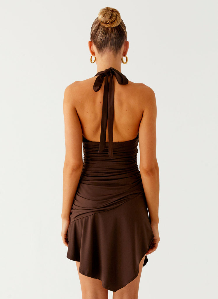 Peppermayo Peppermayo Exclusive - Colt Mini Dress - Chocolate