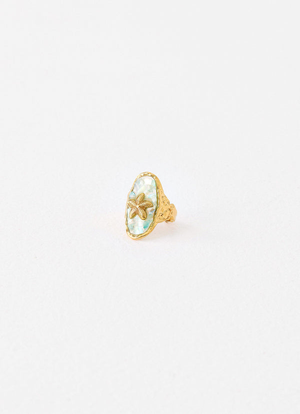 peppermayo Peppermayo Exclusive - Coral Cove Ring - Blue