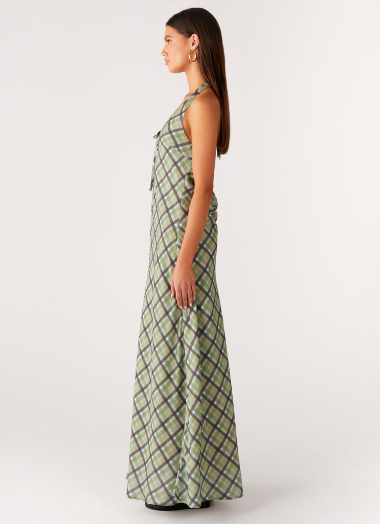 Peppermayo Peppermayo Exclusive - Coralie Maxi Dress - Cedar Check