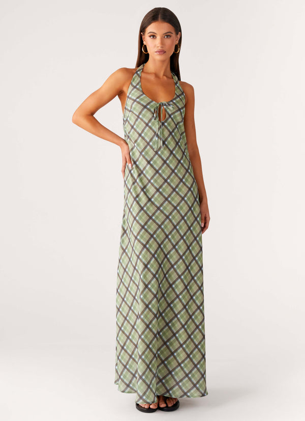 peppermayo Peppermayo Exclusive - Coralie Maxi Dress - Cedar Check