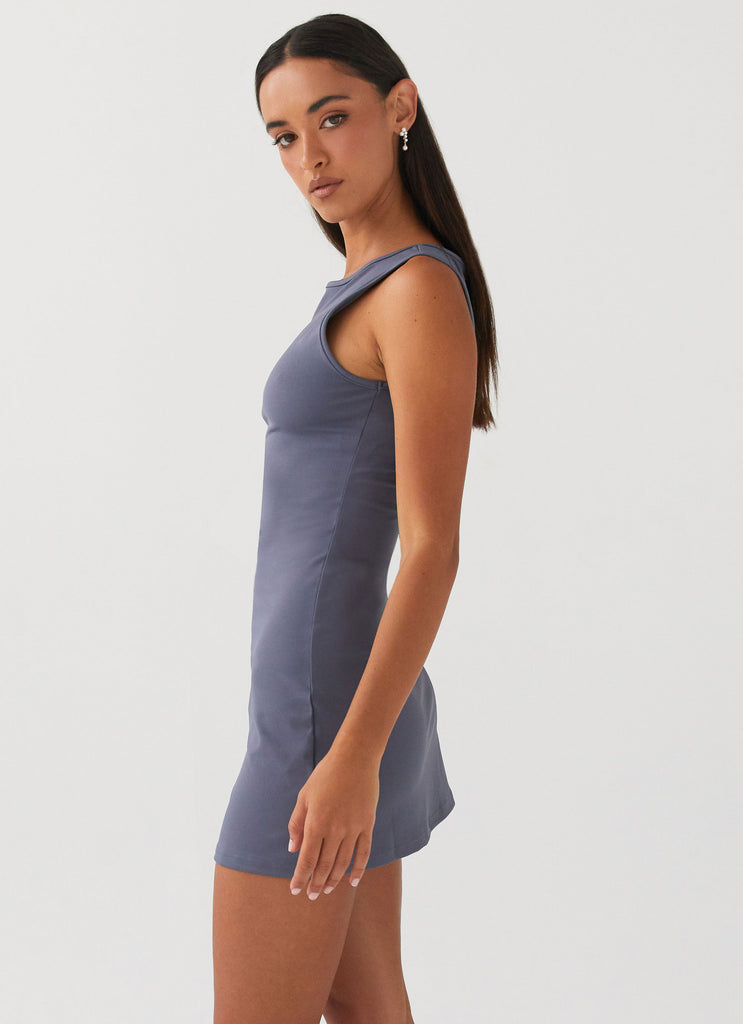 Peppermayo Peppermayo Exclusive - Cosmic Chic Mini Dress - Ash