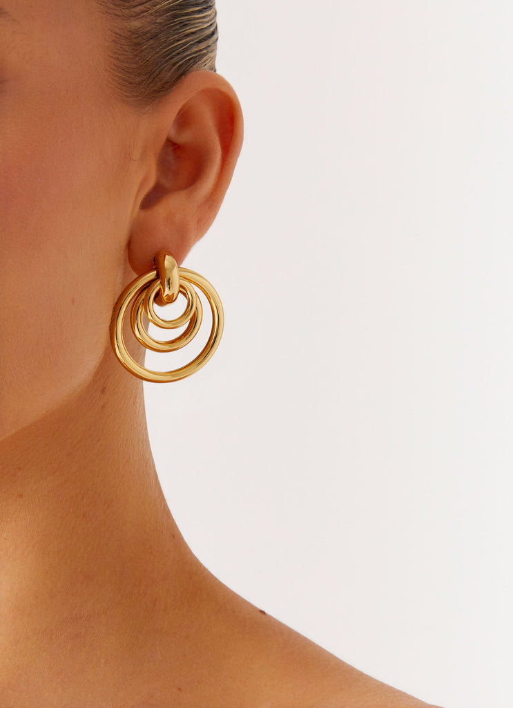 Peppermayo Peppermayo Exclusive - Cosmic Earrings - Gold