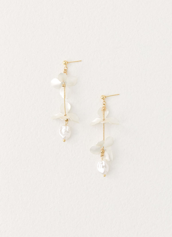 peppermayo Peppermayo Exclusive - Costa Aura Earrings - Pearl