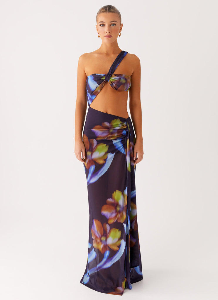 Peppermayo Peppermayo Exclusive - Costa Rica Maxi Dress - Dark Floral