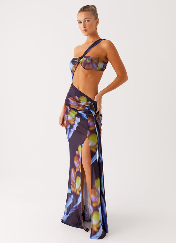 peppermayo Peppermayo Exclusive - Costa Rica Maxi Dress - Dark Floral