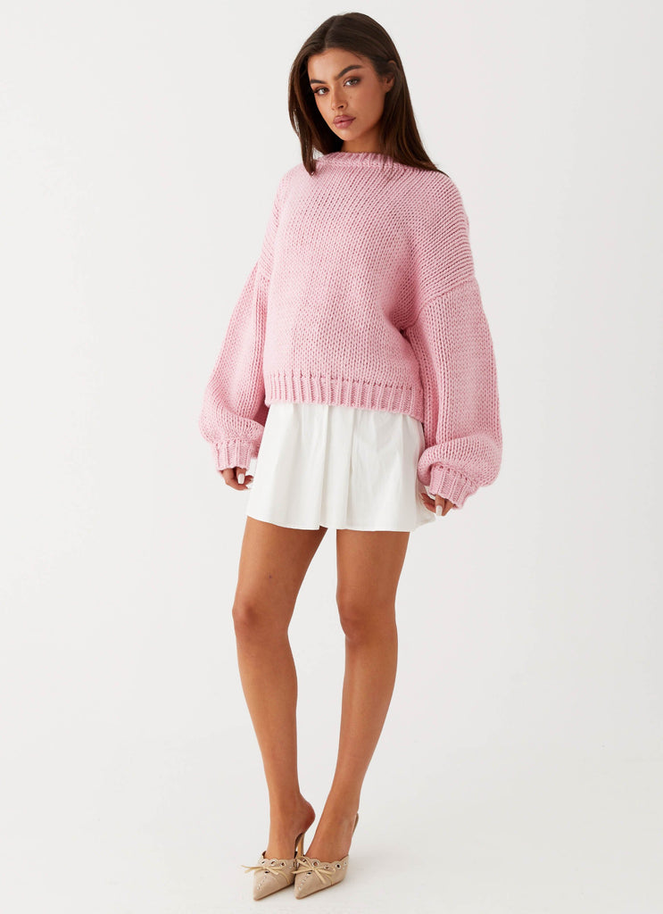 Peppermayo Peppermayo Exclusive - Costella Knit Sweater - Pink