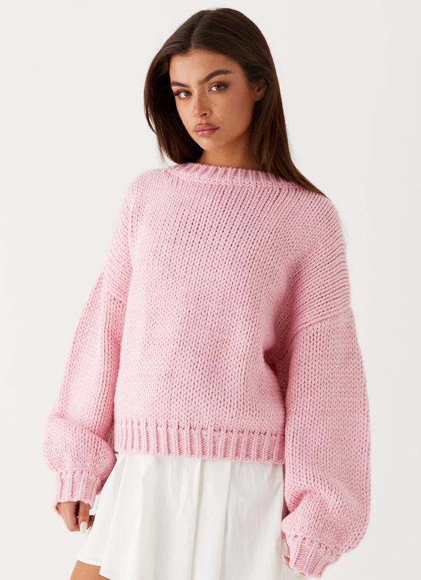 peppermayo Peppermayo Exclusive - Costella Knit Sweater - Pink
