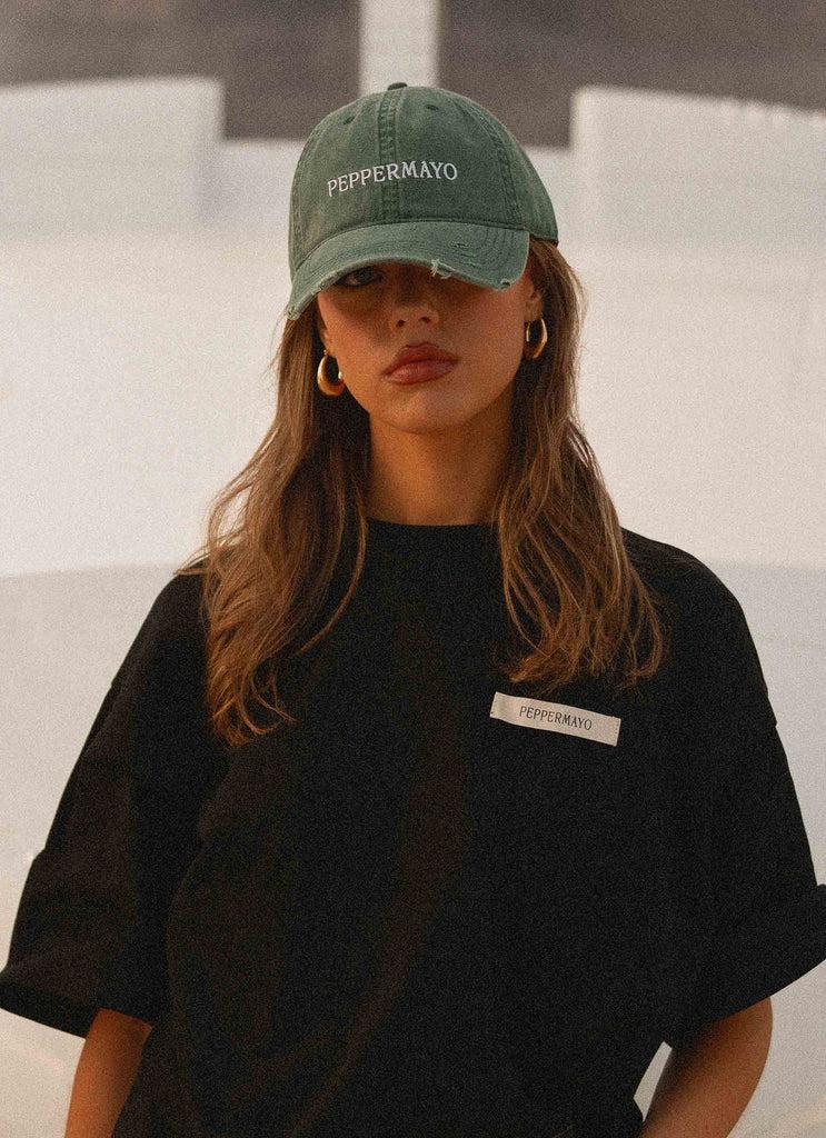 Peppermayo Peppermayo Exclusive - Courtside Baseball Cap - Green