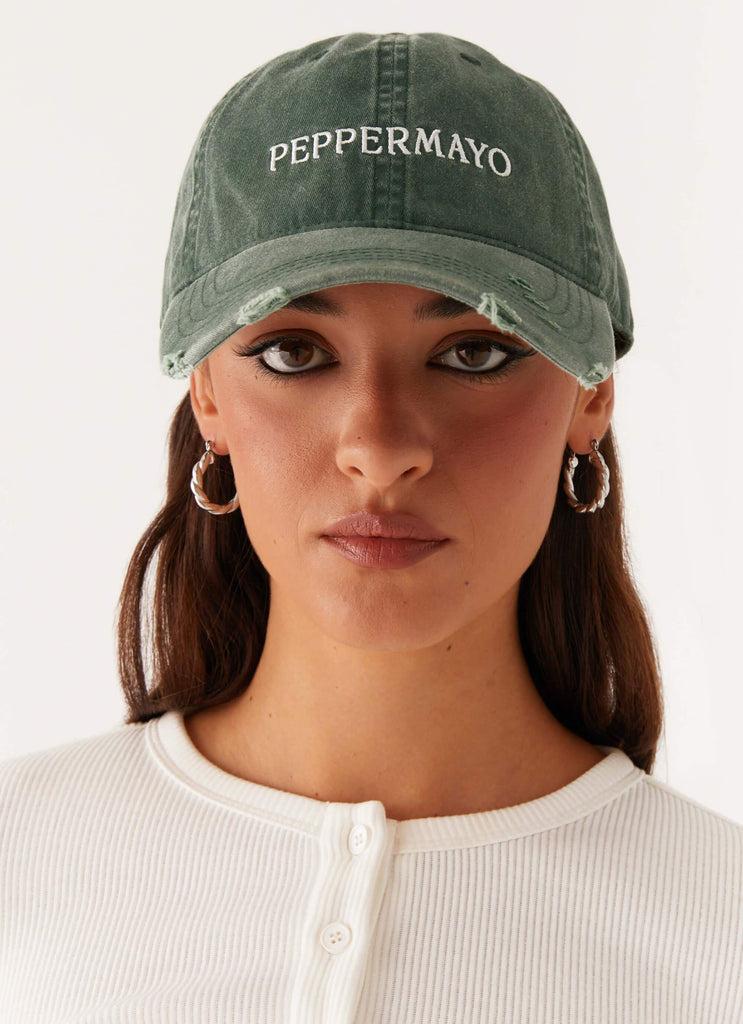 Peppermayo Peppermayo Exclusive - Courtside Baseball Cap - Green