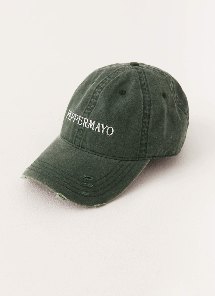 Peppermayo Peppermayo Exclusive - Courtside Baseball Cap - Green