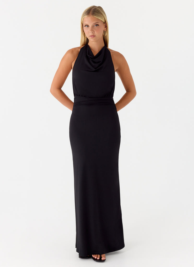 Peppermayo Peppermayo Exclusive - Crazy Over Me Maxi Dress - Black